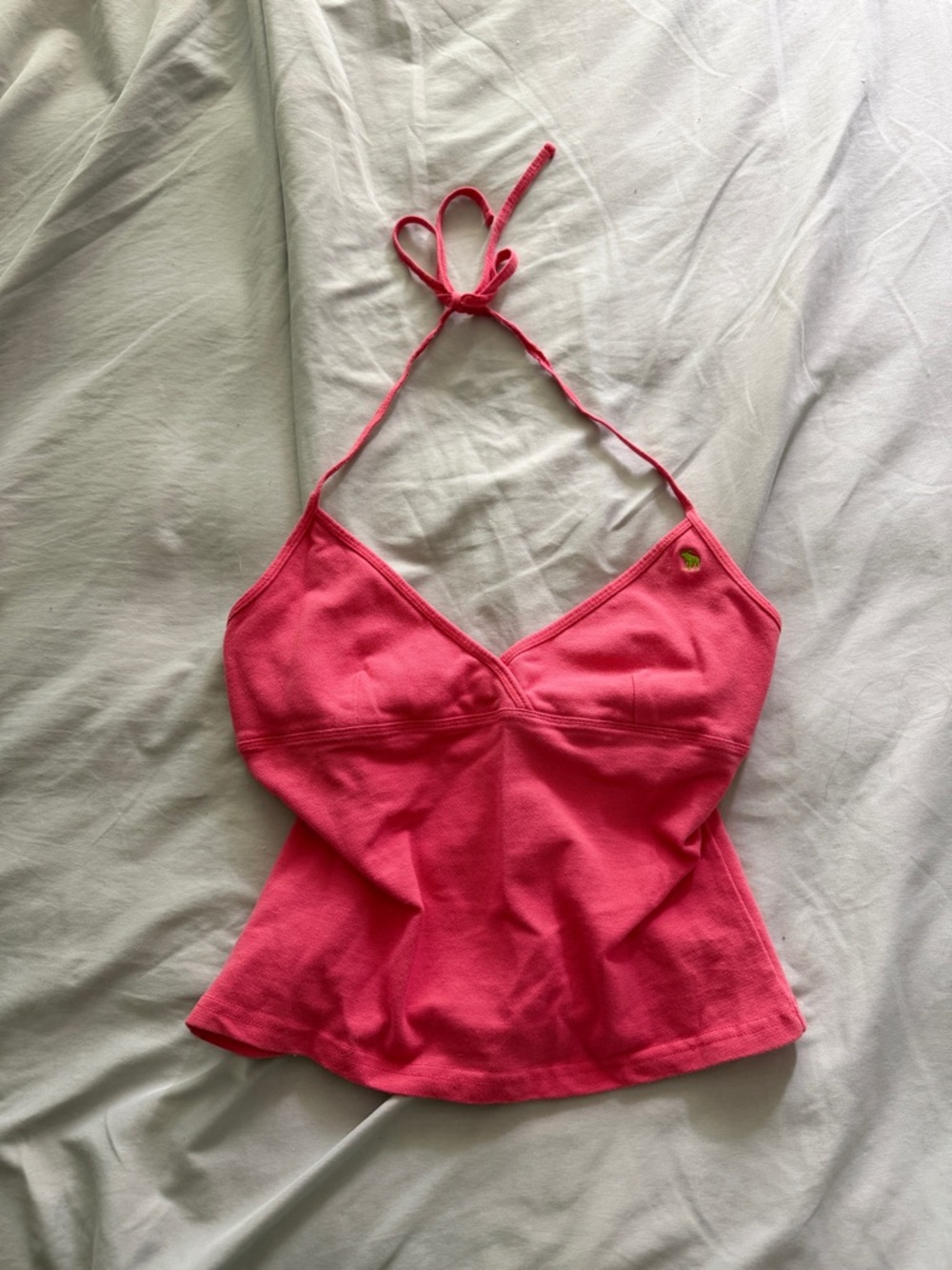 Pink Halter Cami Top - Abercrombie & fitch